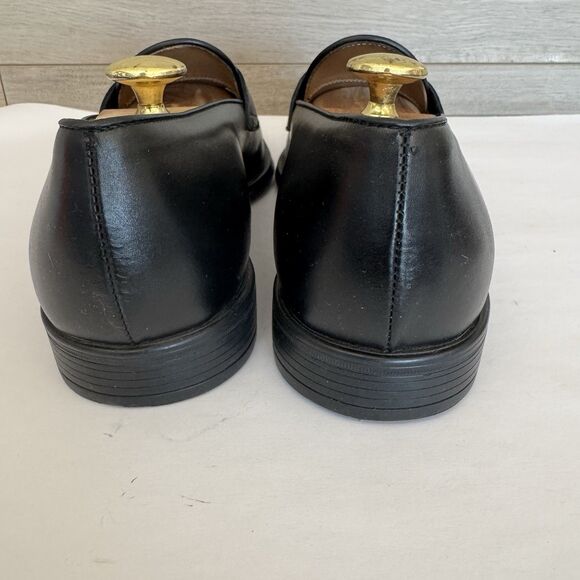 Antonio Maurizi Black Leather‎ Penny Loafers Men EU 43 US 10-10.5 Preppy Casual main image 10
